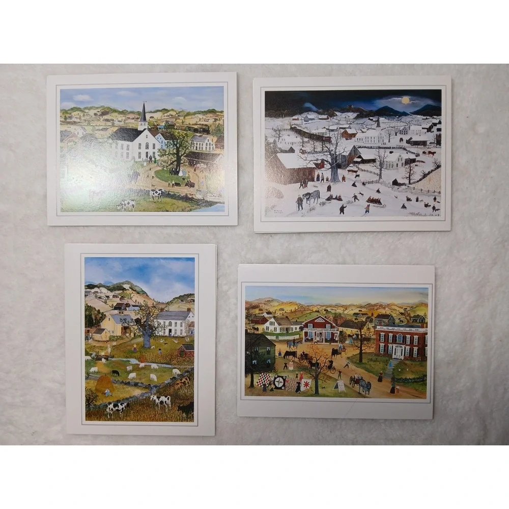 Note Card Collection By Will Moses 11 Cards 4 Images 12 Envelopes Country Scenes